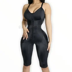 Fajas Colombianas Body Shaper High Compression Slimming Underwear Belly Garments Front Closure Hook-Eye Butt Lifter Corset