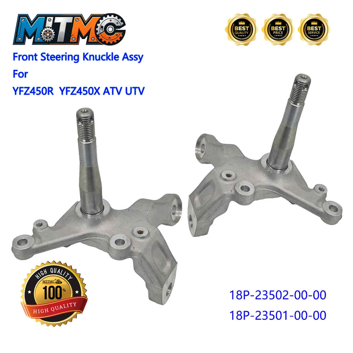 Front Steering Knuckle Assy For YMH YFZ450R  YFZ450X ATV UTV 18P-23502-00-00 18P-23501-00-00