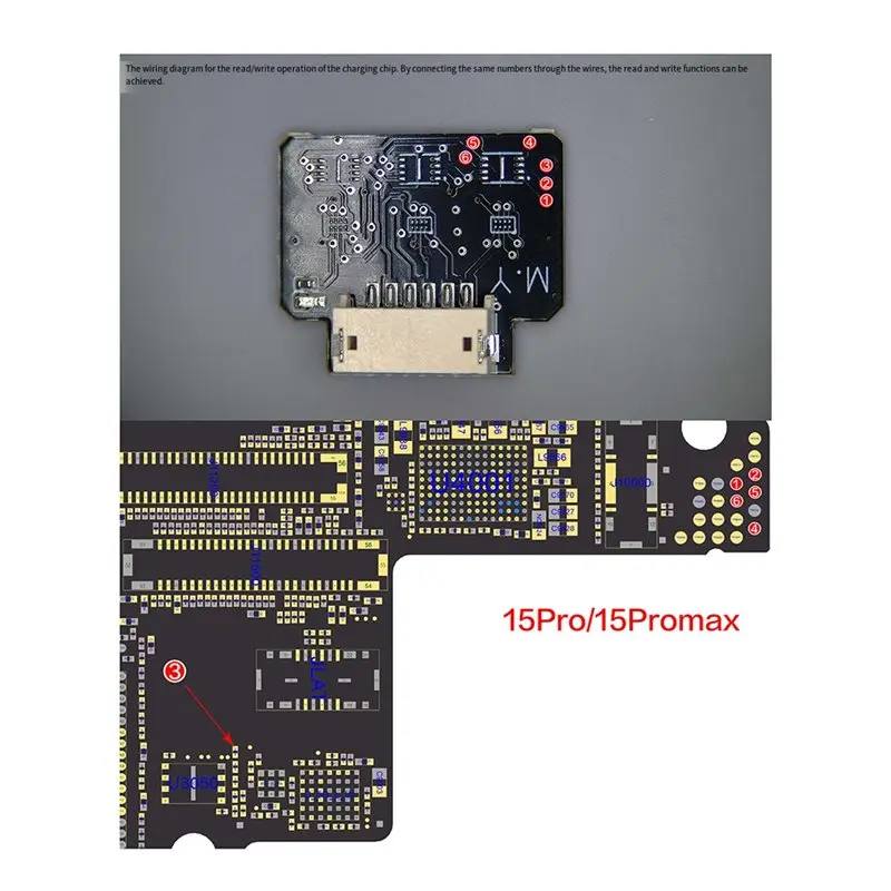 A20F-No-Disassembly Chip Programmer For IOS Mobile Phone , Fast Read/Write & Repair Tool For Charging IC Data
