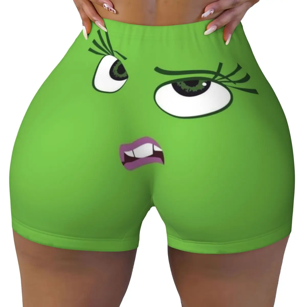 

Custom Inside Out Cartoon Gym Biker Running Shorts for Women Workout Yoga Shorts
