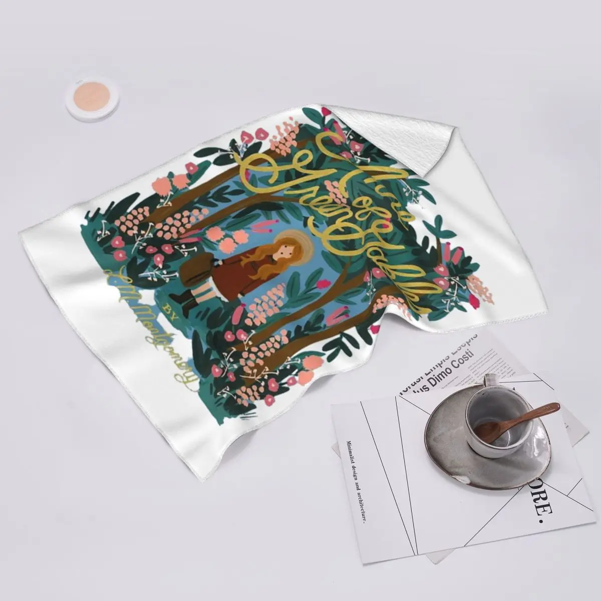 Toalla suave personalizada de la cara de Anne Of Green Gables toallas de algodón del baño de la piscina de secado rápido absorbente rápido