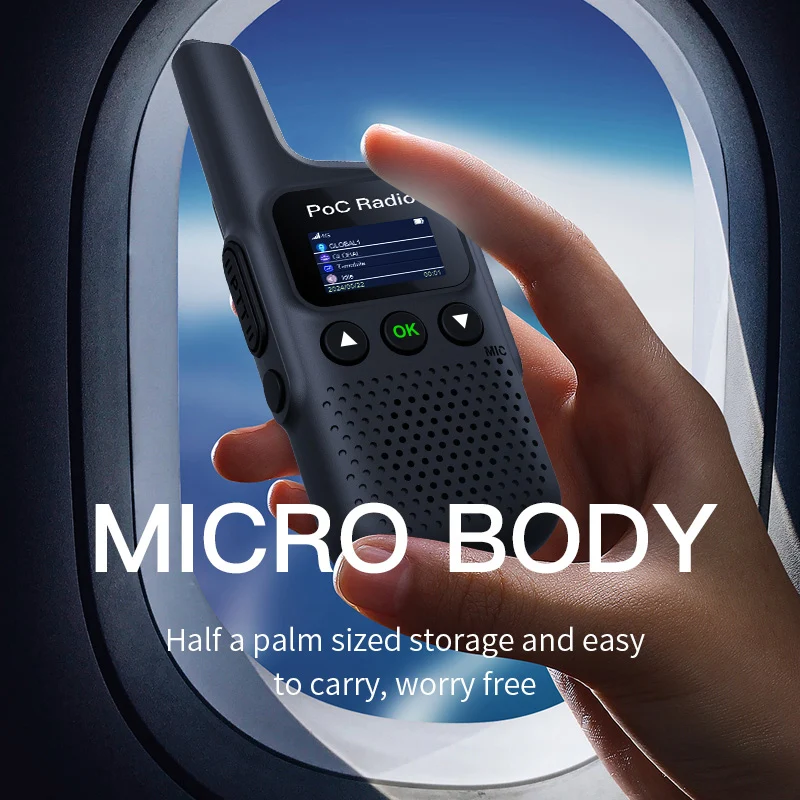 ZOCHENXUN-M1 GXINPOC Global POC Radio with 1 Year SIM Card Walkie Talkie Long Range 4G Network 2 Way Radio 5000 KM
