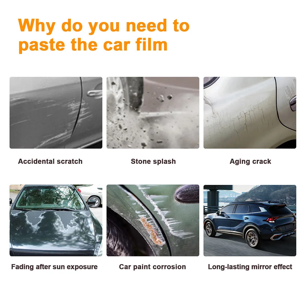 بولي TPU عتبات باب السيارة مثلث طبقة رقيقة واقية لكيا سبورتاج 2023 2024 المضادة للخدش تجديد ملصق الطلاء حماية الملحقات #4