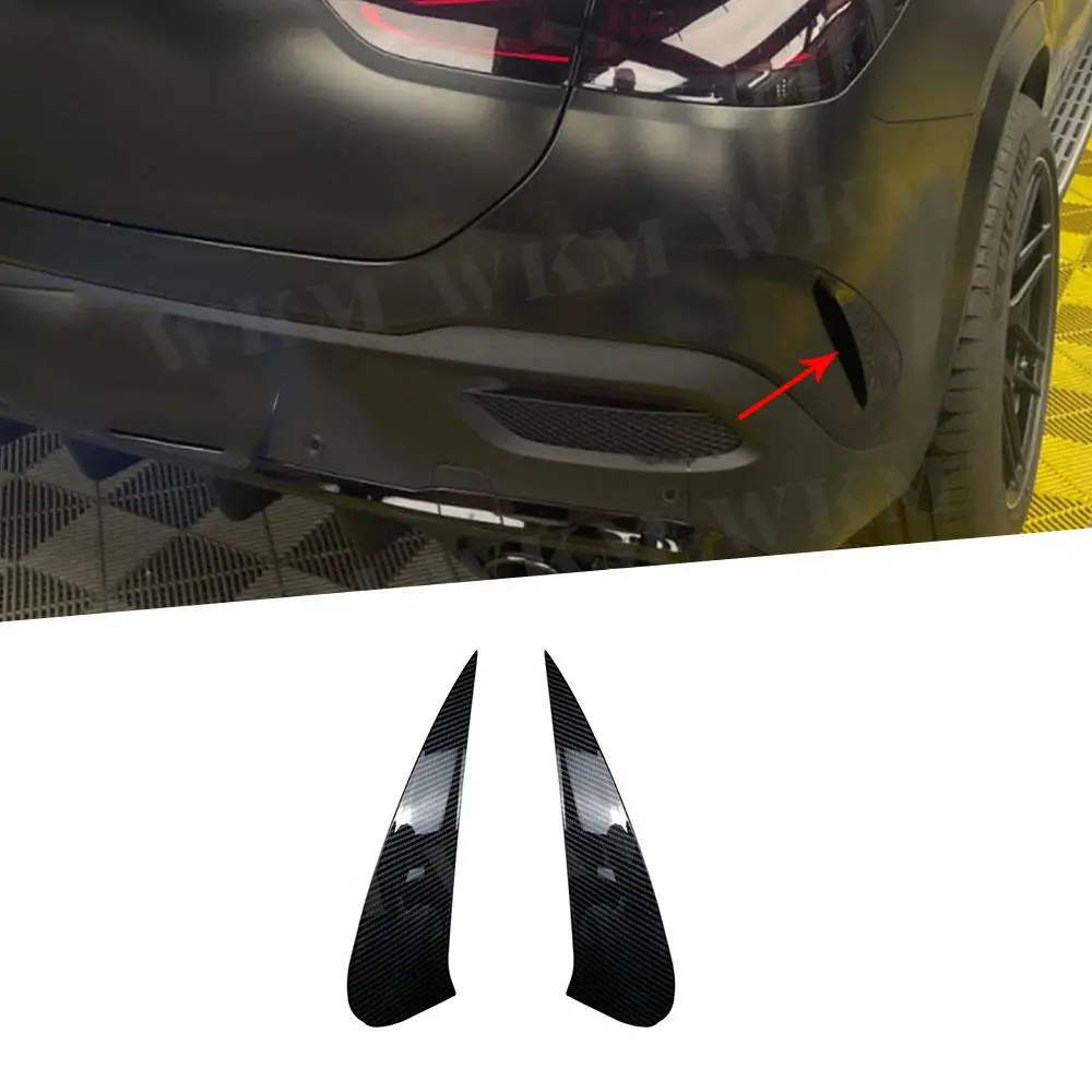 

ABS Gloss Black Car Rear Bumper Lip Splitters Flaps Apron for Mercedes Benz GLE Class C167 GLE53 AMG Coupe 2020 UP Car Styling