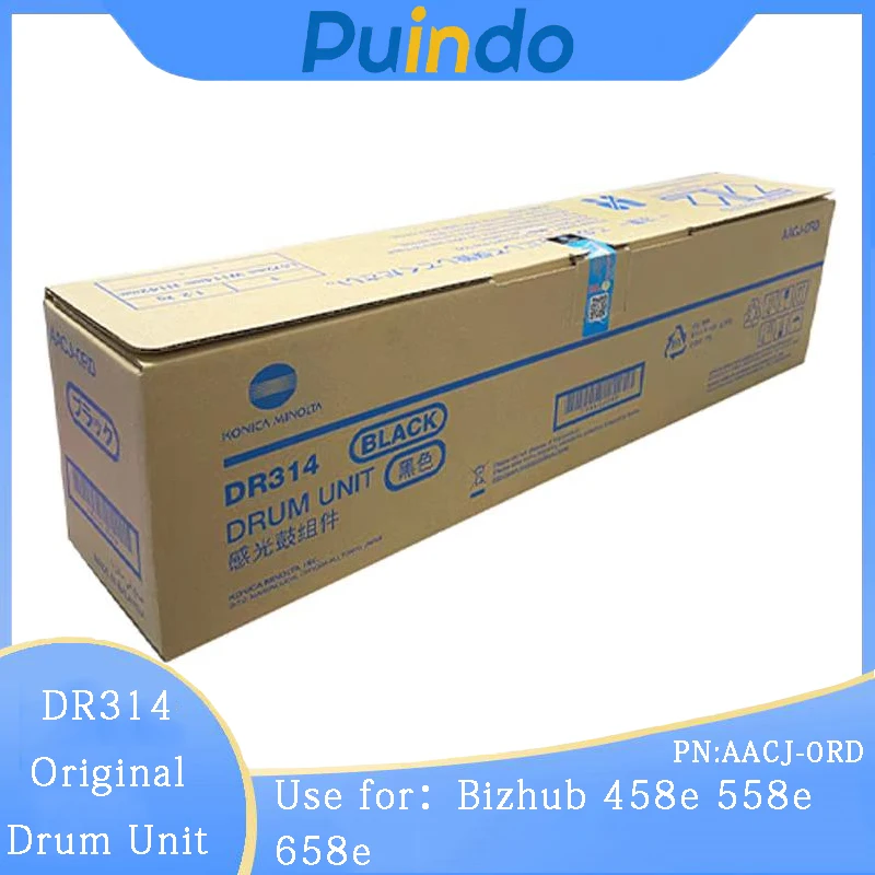 

DR314 DR-314 Original New Black Drum Unit for Konica Minolta Bizhub 458e 558e 658e AACJ-0RD AACJ0RD