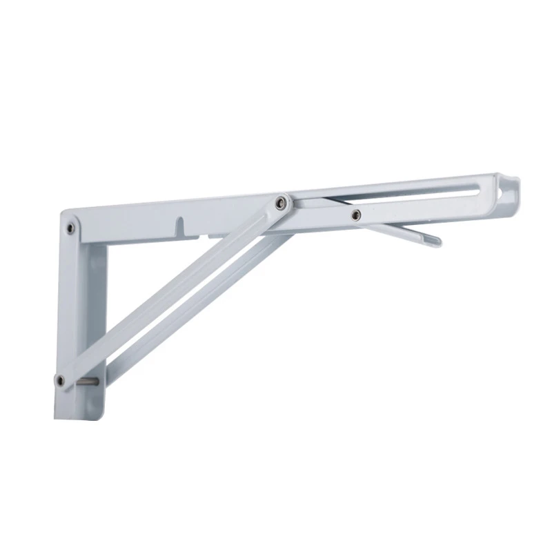 L-shaped Folding Table Bracket Thickened Stainless Steel Folding Angle Bracket Wall Shelves Mounted Table Shelves Home Hardware