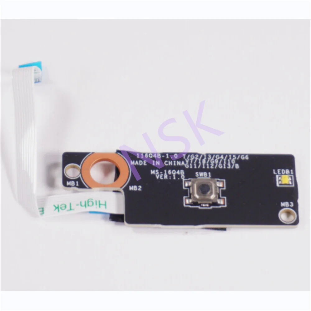 Original MS-16Q4B FOR MSI Power Button Board GS65 STEALTH THIN-051 100% Test Ok