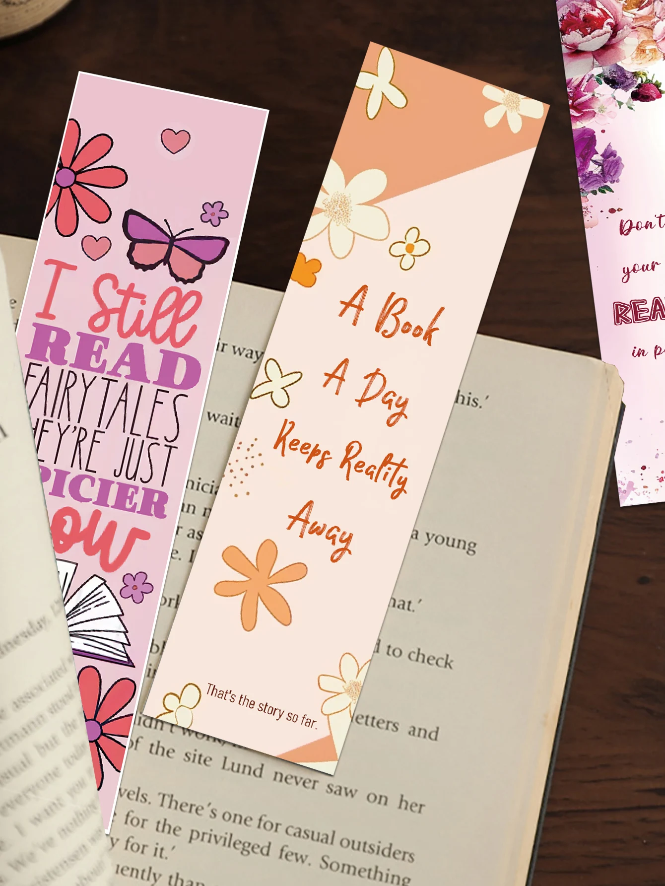 30PCS Reading bookmarks Simple literary pages Book annotated notebook pages Clip students creative gifts with paper cards