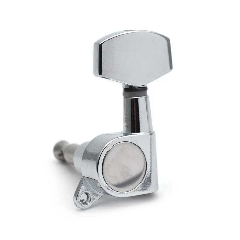 GUYKER 3R3L versión mejorada afinadores de bloqueo trasero negro clavijas afinación guitarra cabezal máquina