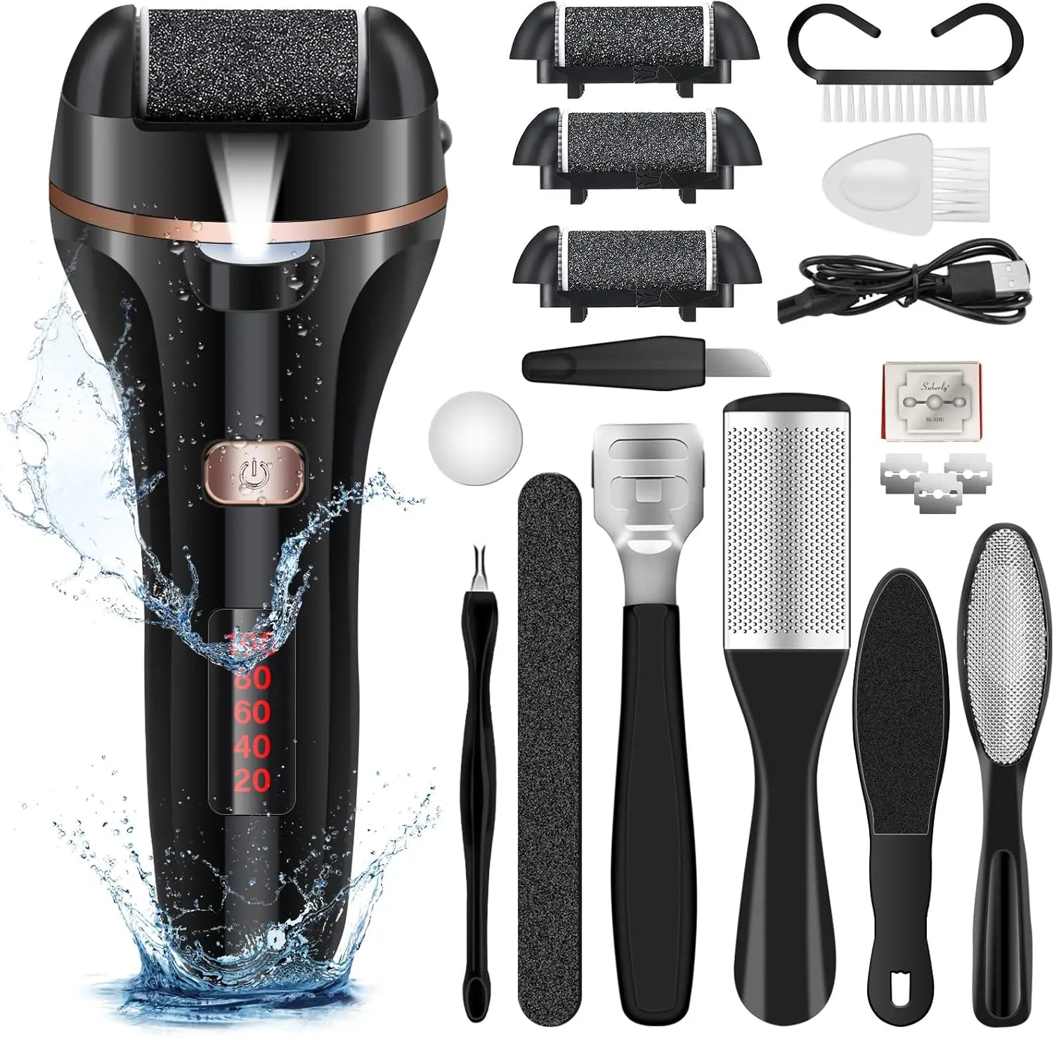 

Электрические шлифовальные инструменты для педикюра, наждачная бумага для ног, пилка для пяток, профессиональный инструмент для ухода за ногами, средство для удаления омертвевшей и твердой кожи, мозолей