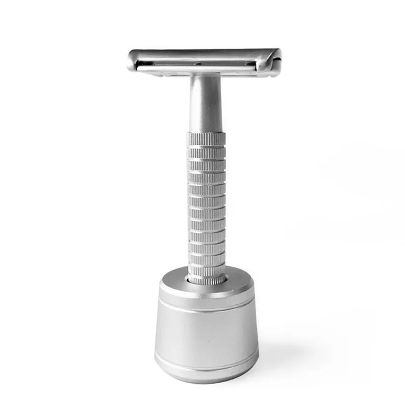 Double Edge Safety Razor for Women and Men,Metal Razor with Exquisite Handle (10 Blades)