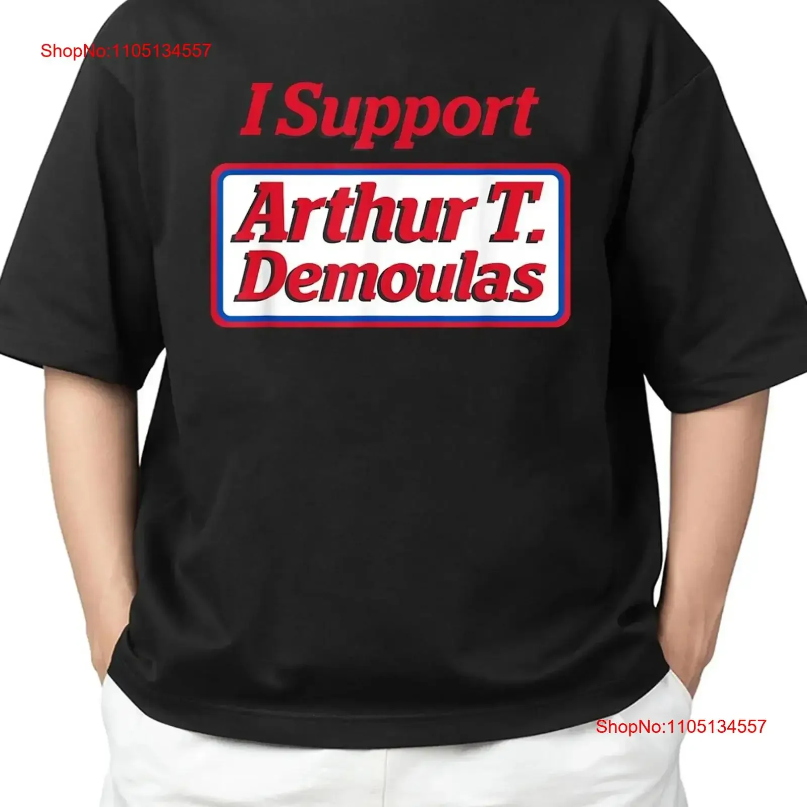 I Support Arthur T Demoulas Shirt Aesthetic S 4XL vintage Washed fashion homme Versatile Top For Everyday Wear Breathable