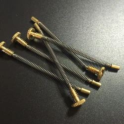 10pcs Metal Spring Screw For Zippo Gas Lighter Universal Replacement Inner Insert Case Part DIY Repair Accessory Size 50*2.5mm