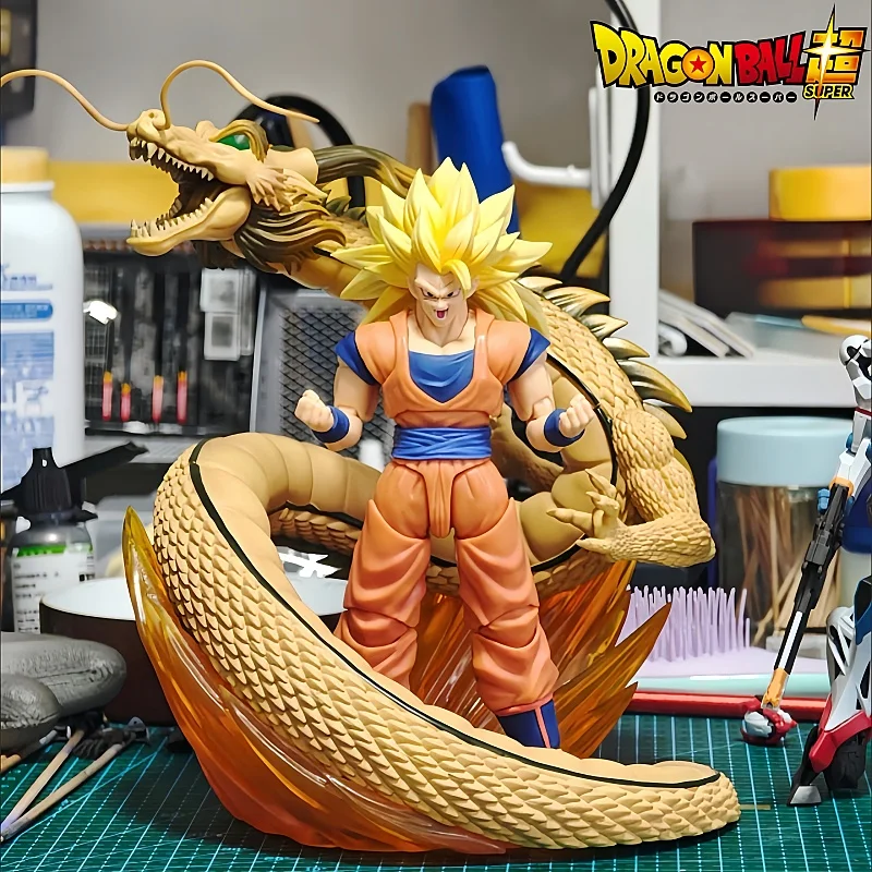 

2026 New Demoniacal Fit Dragon Ball Z Goku Ssj3 "Dragon Fist Burst" 6-Inch Movable Figure Anime Model Toy Collection Xmas Gift