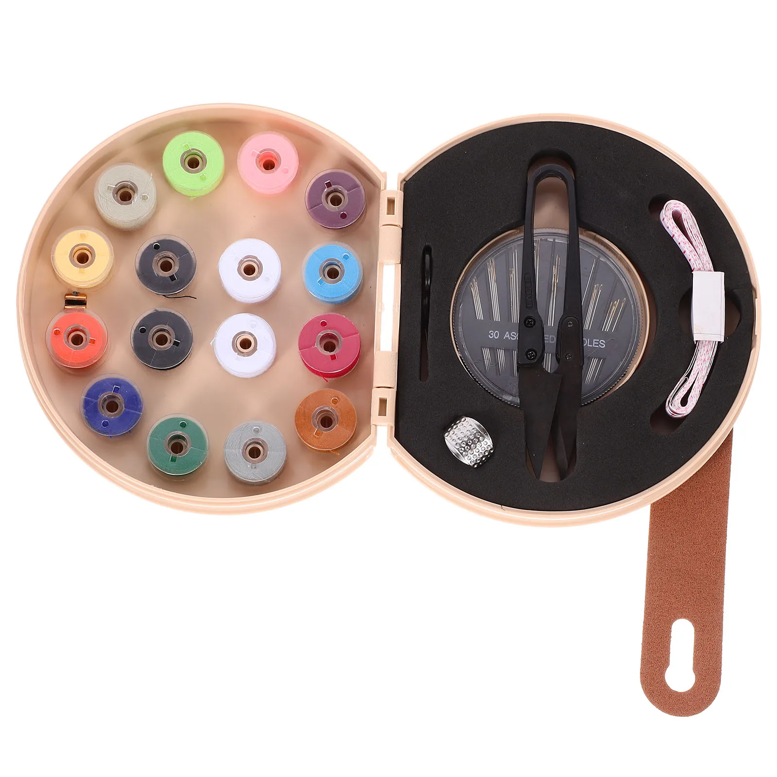 

Needle Case With Pin Cushion Sewing Kit Storage Box Portable Mini Organizer For Pins Needles Buttons Beads Accessories Travel