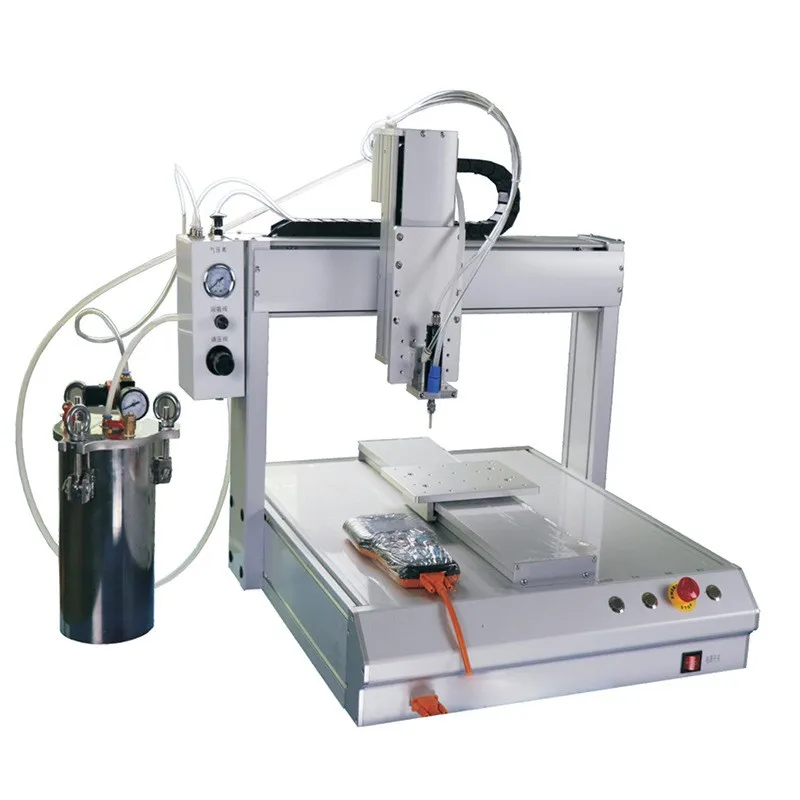 Automatic 3 Axis Aluminum Alloy Profile Desktop Robot Arm Dispensing Machine Automatic Glue Dispenser Robot Gluing Machine