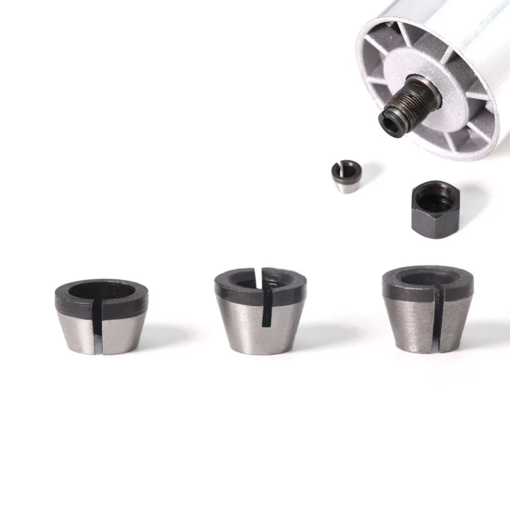 6mm 6.35mm 8mm Collet Chuck High Precision Adapter Electric Router Conversion Milling Collet Chuck Engraving Trimming Machine