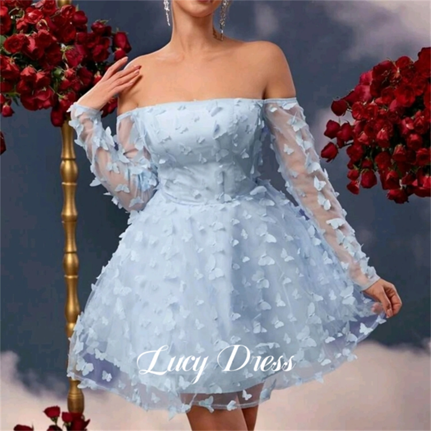 Lucy – robe personnalisée pour occasions spéciales, robes de Quinceanera de 15 ans, robes de bal, jupe courte, robe de soirée, robes de cocktail