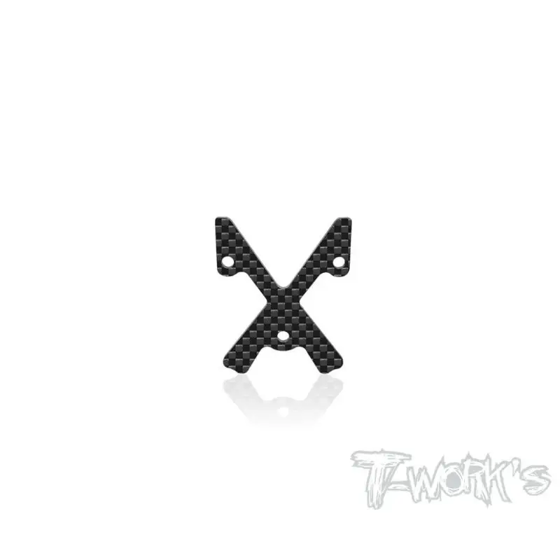 Original T Works TO-318-A2 Carbon Fiber Rear Flowability Wing Mount Plate ( For Mugen MBX8R ) Rc Tool