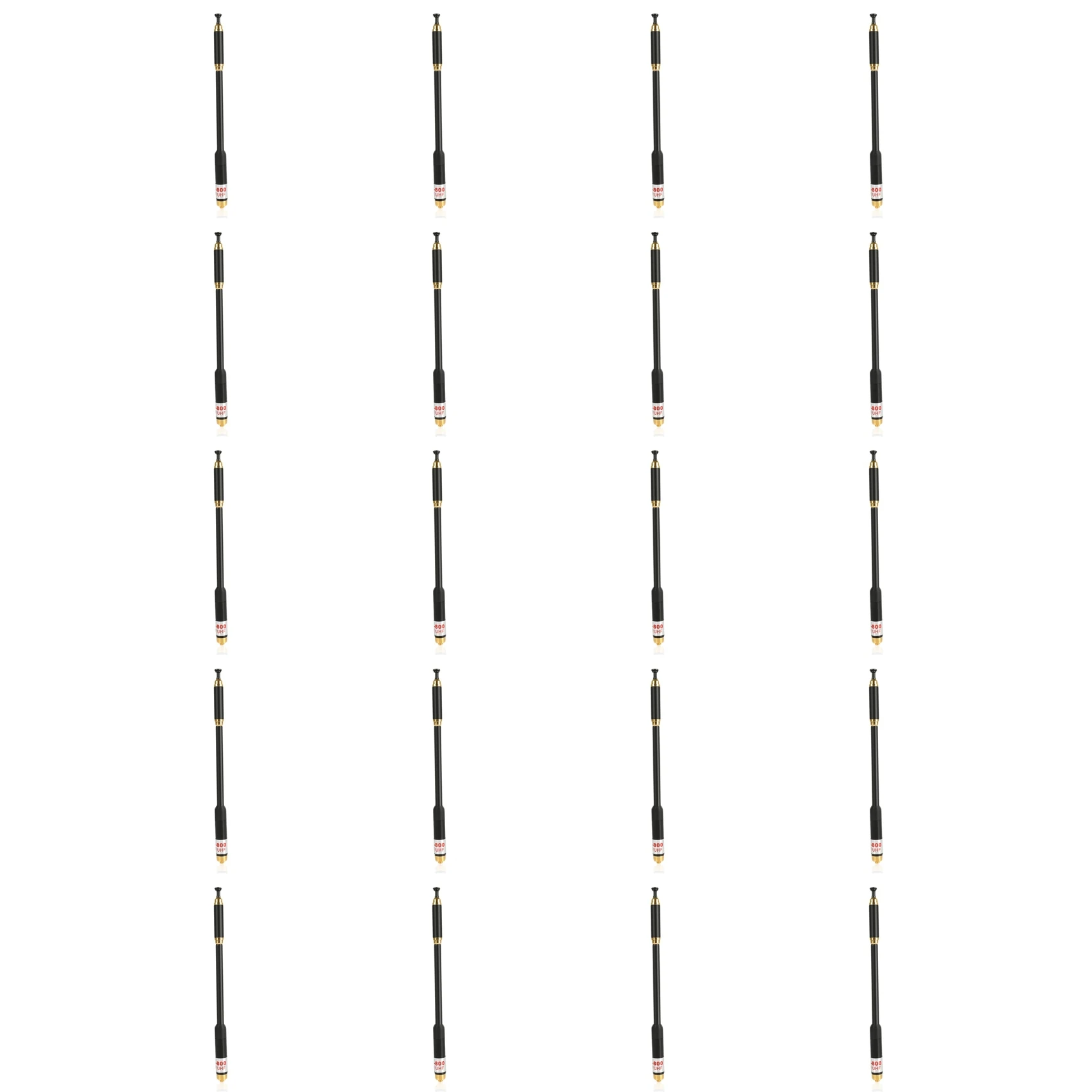 【MUST-HAVE】20X AL-800 144/430Mhz SMA-F High Gain Telescopic Antenna For PRYME Kenwood HYT BAOFENG