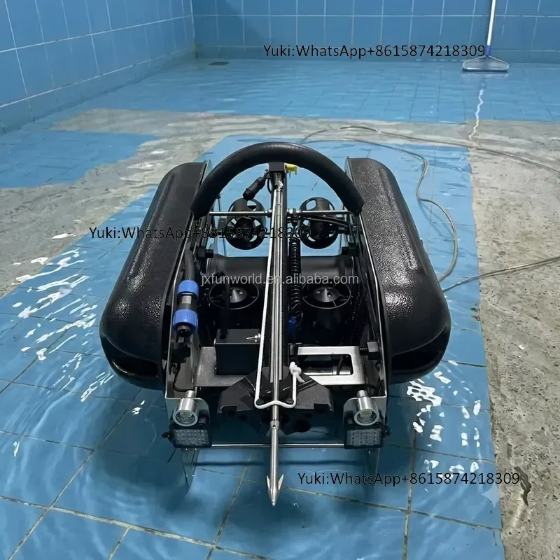 Commercial Underwater ROV Robot 5.0-Inch Display Remote Control Fishing Drone for Sea Marine Hunting