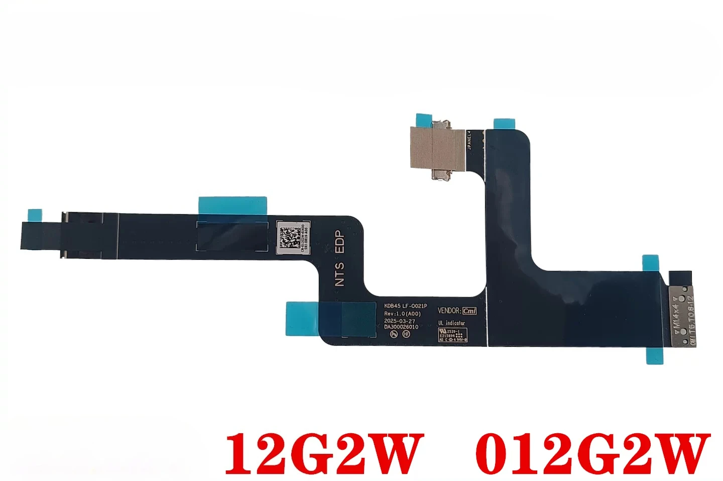 New for Dell Pro Max 14 Premium MA14250 Screen Cable KDB45 EDP Non-Touch Screen Cable LF-0021P DA300026010 12G2W 012G2W