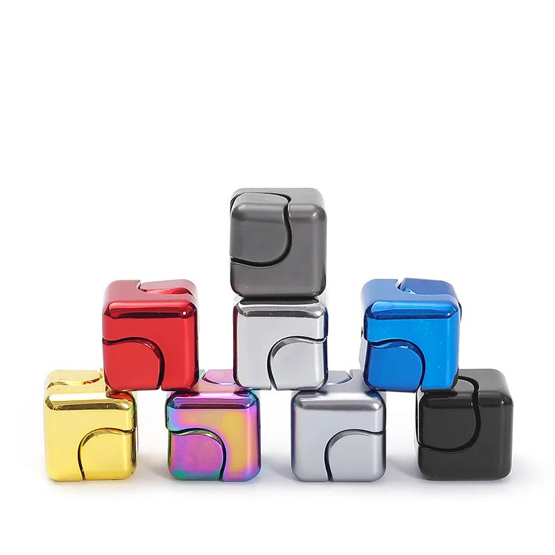 Quadrado flipo flip brinquedo descompressão girando ponta do dedo giroscópio liga cubo anti-ansiedade dedo brinquedo fidget mão spinner ventilação brinquedos