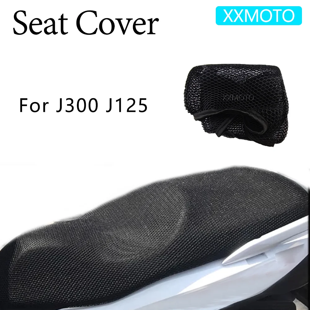 

For KAWASAKI J300 J125 J 300 125 Motorcycle Seat Cover Heat Insulation Fabric Breathable 3D Mesh Non-Slip Protection Cushion