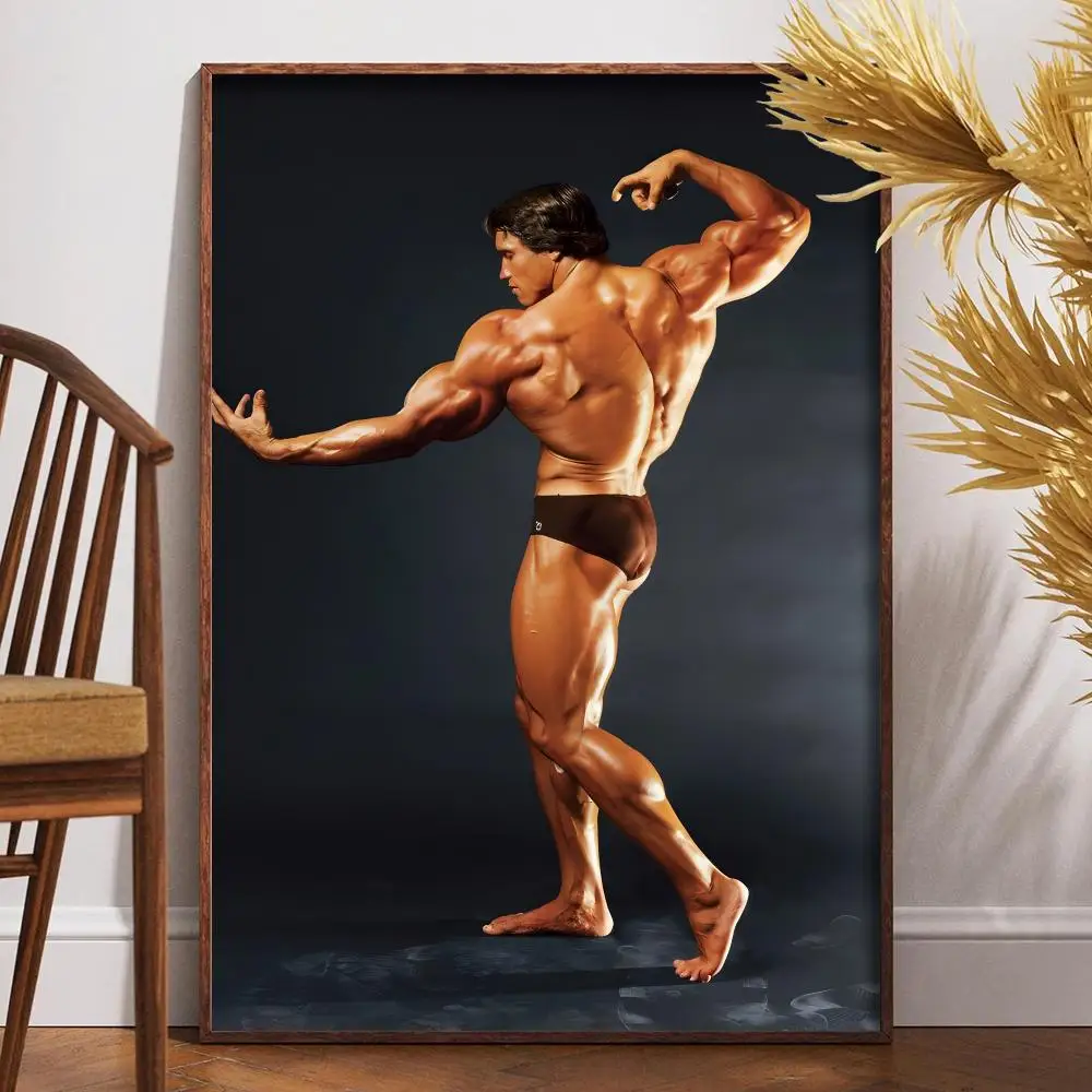 classic Arnold Schwarzenegger  Poster Nordic style room wall decoration self-adhesive HD waterproof AFE bar