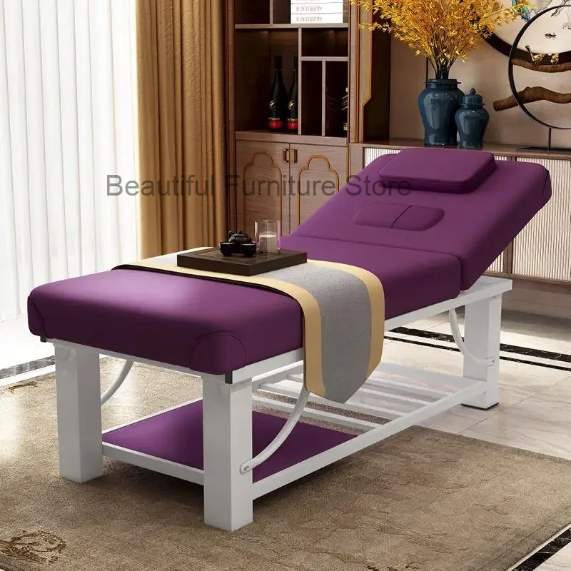 Cama de Masaje de tatuaje de belleza para Spa, mesa de Masaje de amasamiento especial para baño, Camilla de Masaje cómoda, muebles de salón, WKMTB