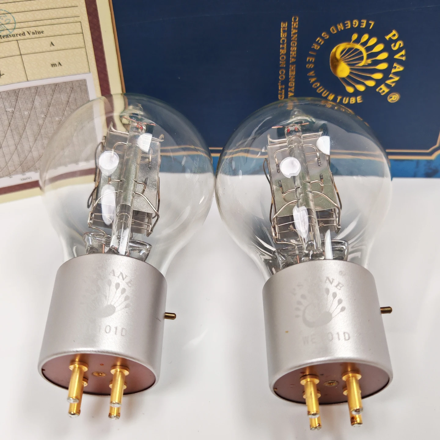 PSVANE Legend Series WE101D Vacuum Tube Amplifier Replace 101D 2A3 for Hifi Audio Vintage Tube AMP DIY Factory Matched Pair Quad