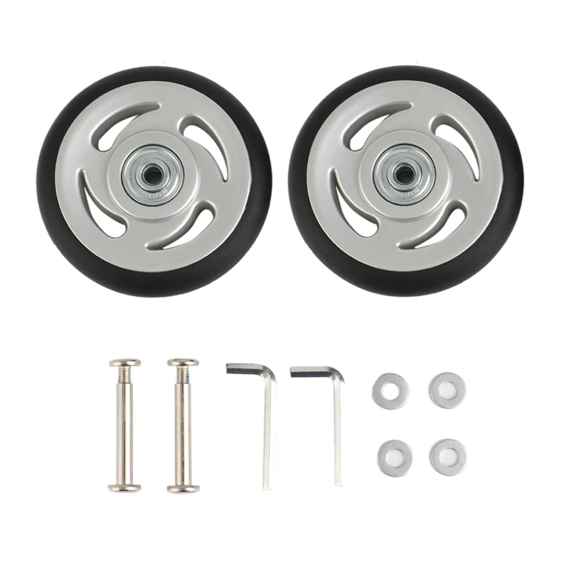 

Luggage Accessories Wheels Aircraft Suitcase Pulley Rollers Mute Wheel Wear-Resistant Parts Repair 85X20mm