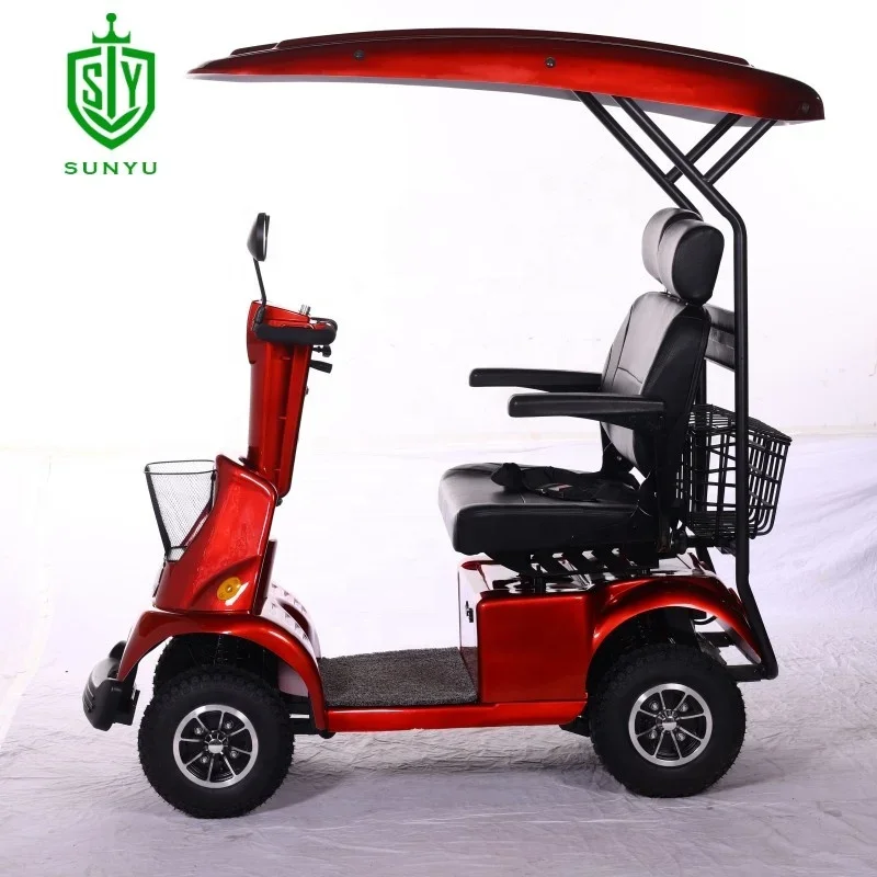 SUNYU  Four wheel 2 seats leisure vehicle disable bike  smart city bus