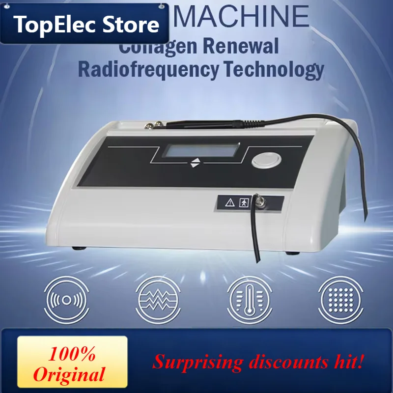 TopElec BIO EMS Fractional Micro Needle RF Golden RF 5D Anti-aging Face Lift Wrinkle Removal Beauty Machine 3 in 1 Italy Technol