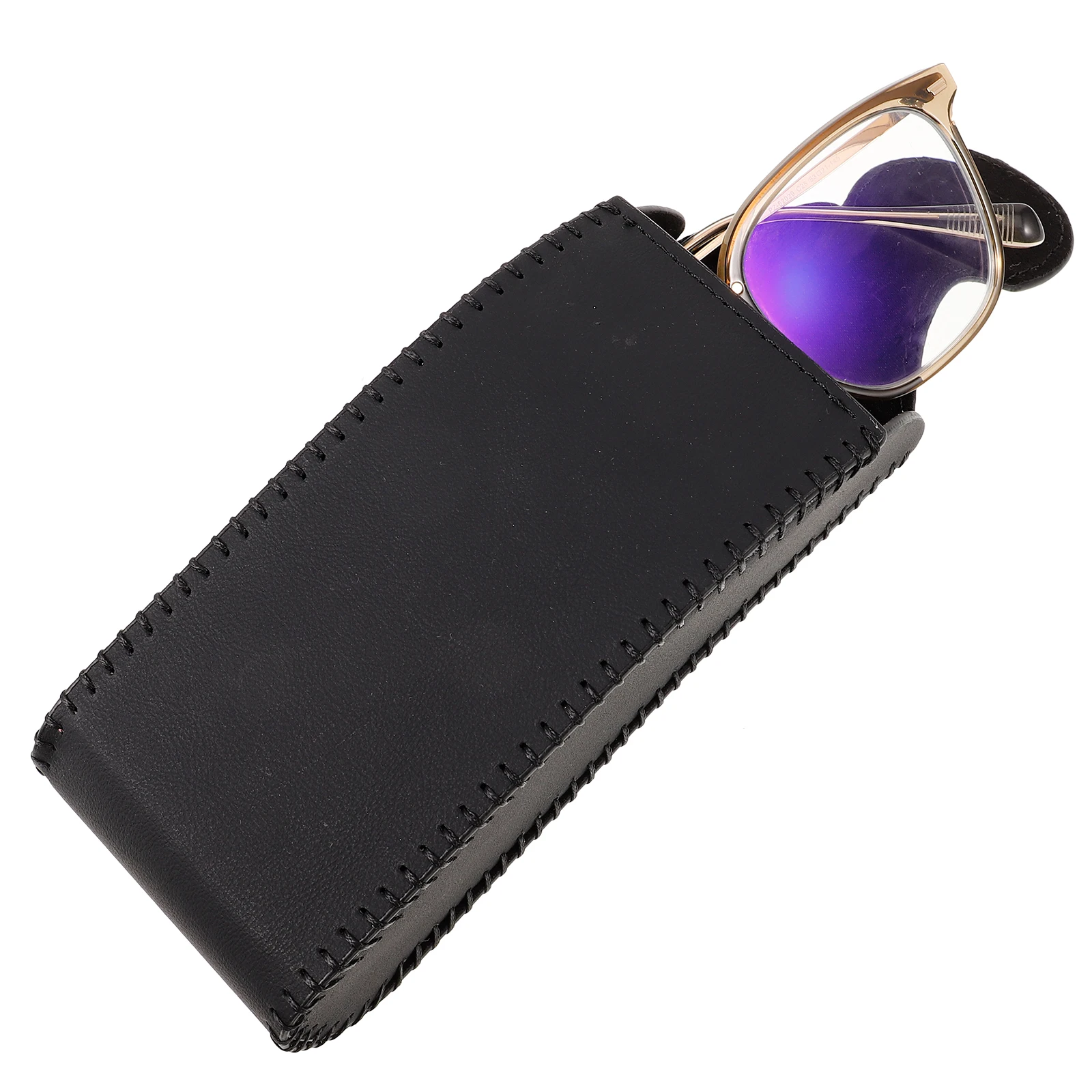 

Car Visor Sunglass Case Eyeglasses Holder Glasses Box for PU Auto Sunglasses Lightweight Compact Design Scratch