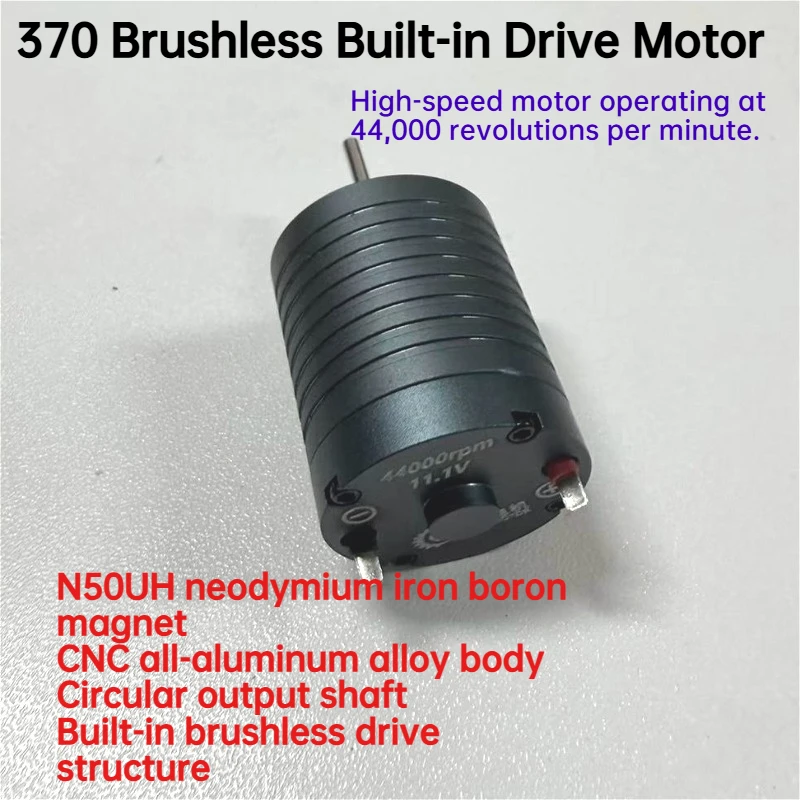 

CW Round 370 O shaft 6.0mm shaft length High Performance 44k Brushless Motor For AEP