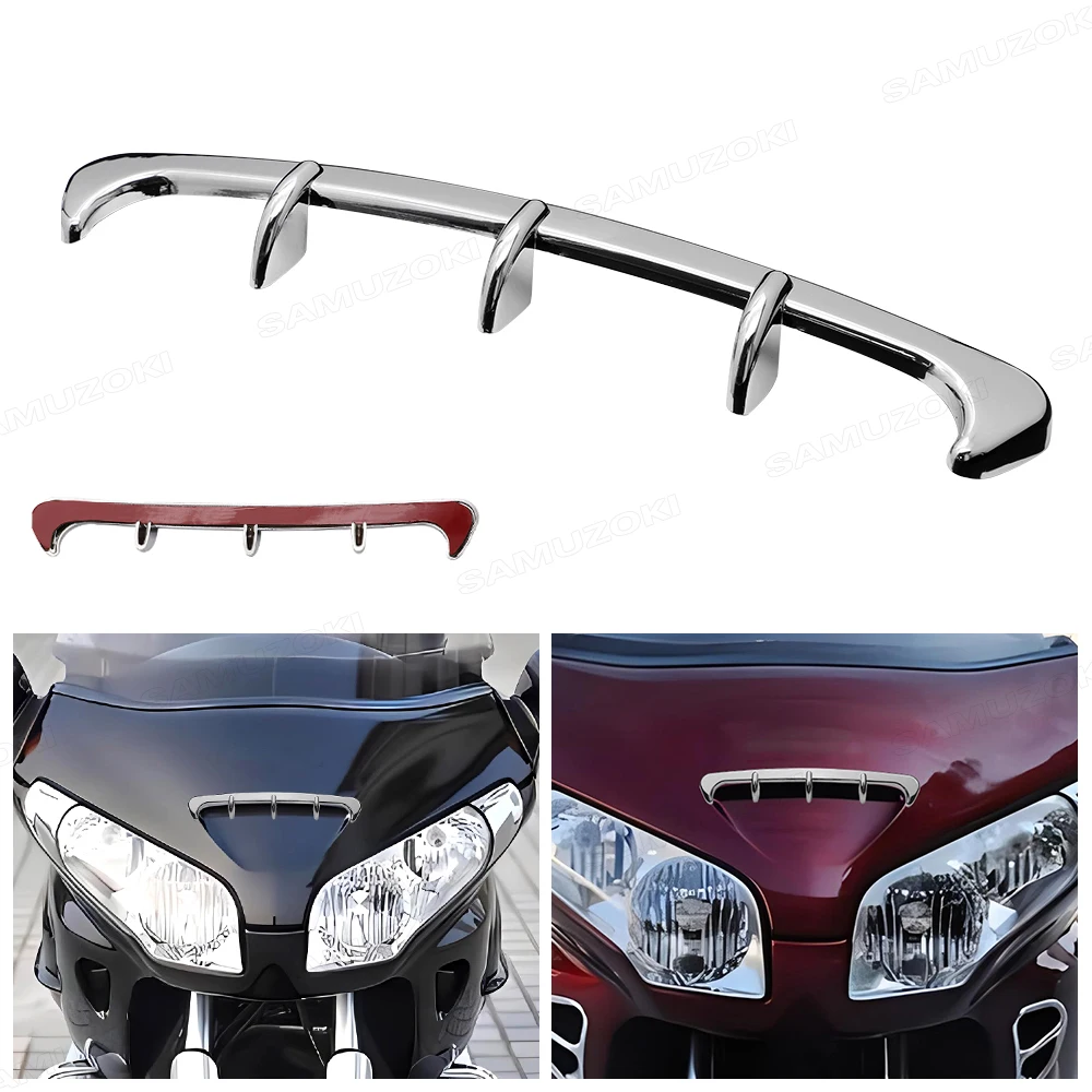 For Honda Goldwing GL1800 2001-2007 2008 2009 2010 2011 Fairing Accessories Chrome Motorcycle Air Inlet Decoration Cover