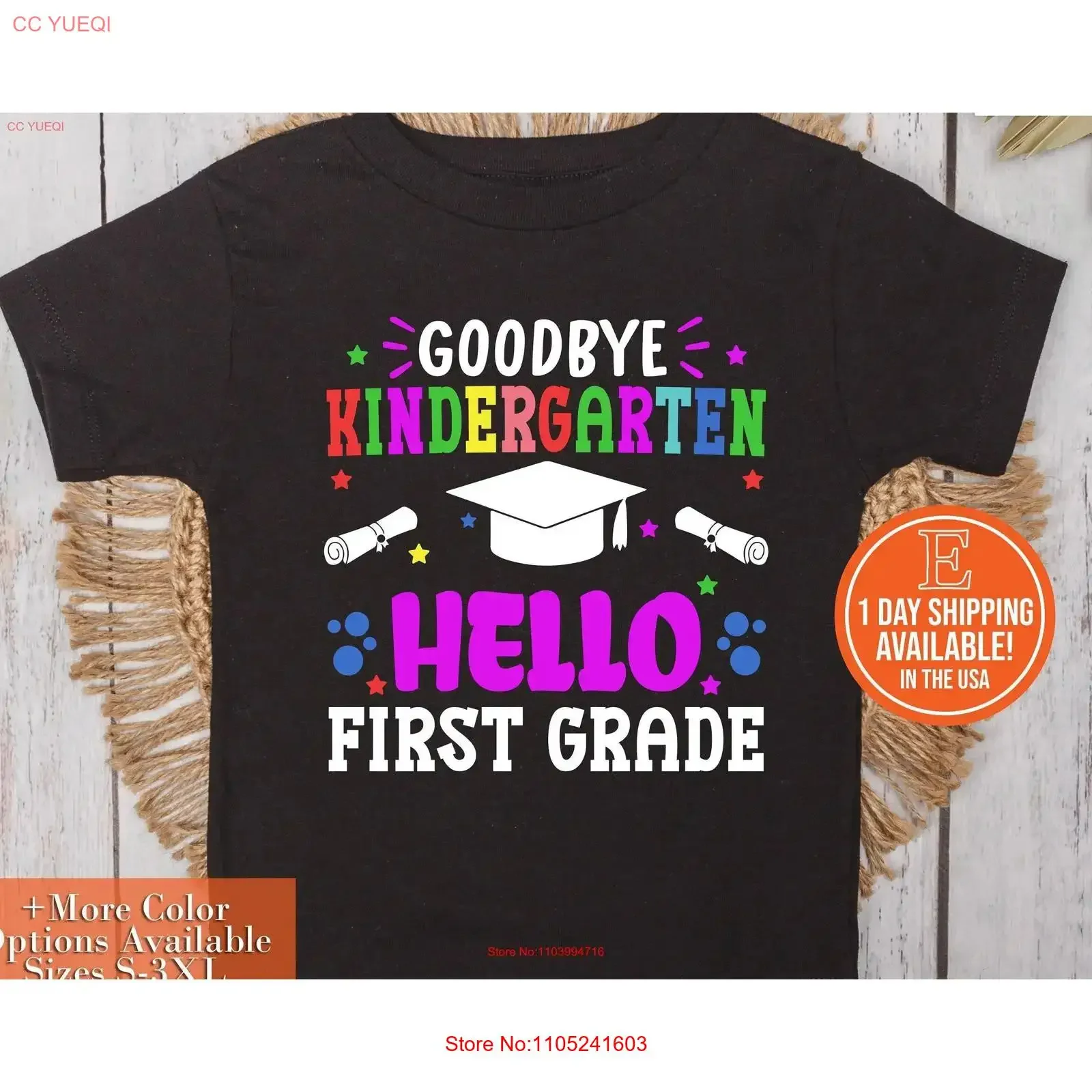 Goodbye Kindergarten Graduation Class 2024 1st Grade kids T Shirt SweaT So Long vintage Washed fashion designer clothes homme