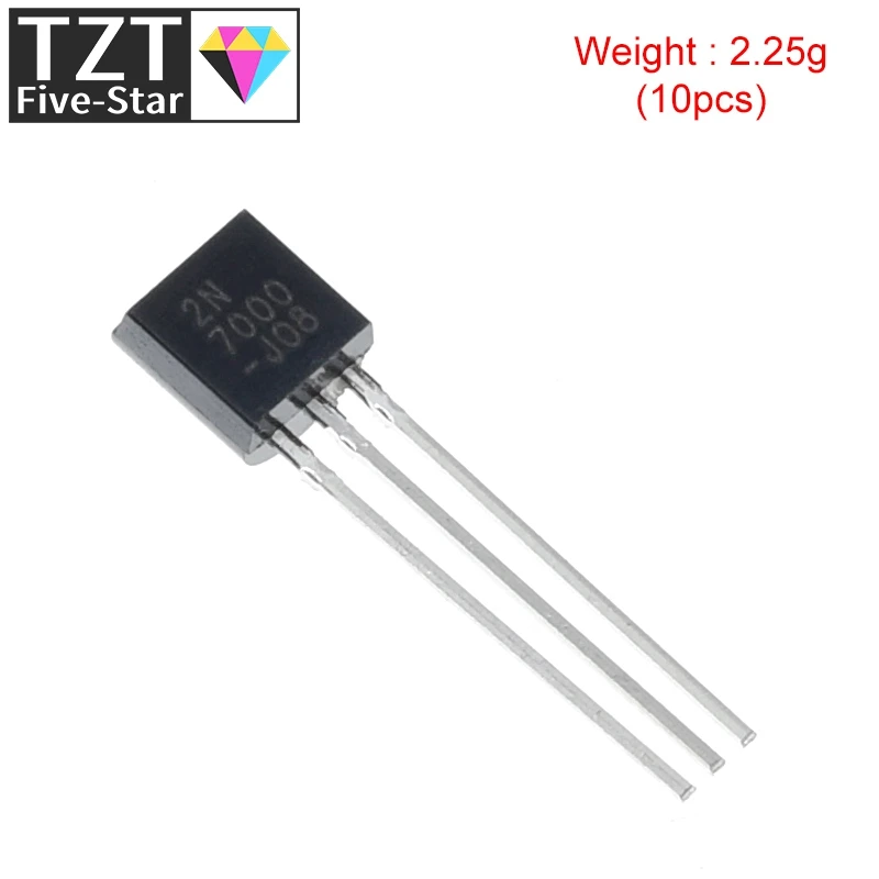 TZT 30/50 قطعة وحدة تنظيم الجهد 2n7000 200MA 60 فولت