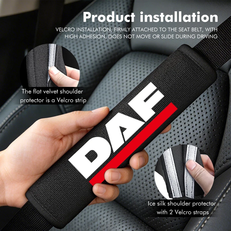 Universal Car Belt Shoulder Protector Pad Accessories For DAF XF XG CF LF CF VAN 106XF CF85 view 5