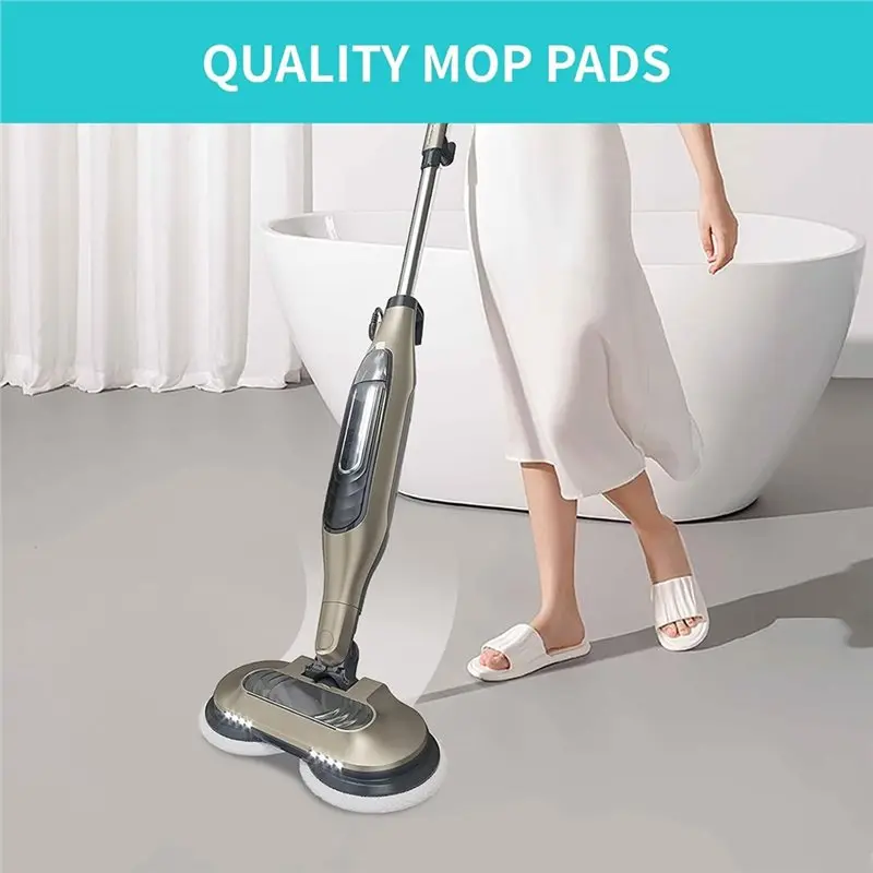 AB42-4PCS Steam Mop Pads Microfiber Highly Absorbent Squeeze Mop Pads Steam Mop Replacement Pads For Shark