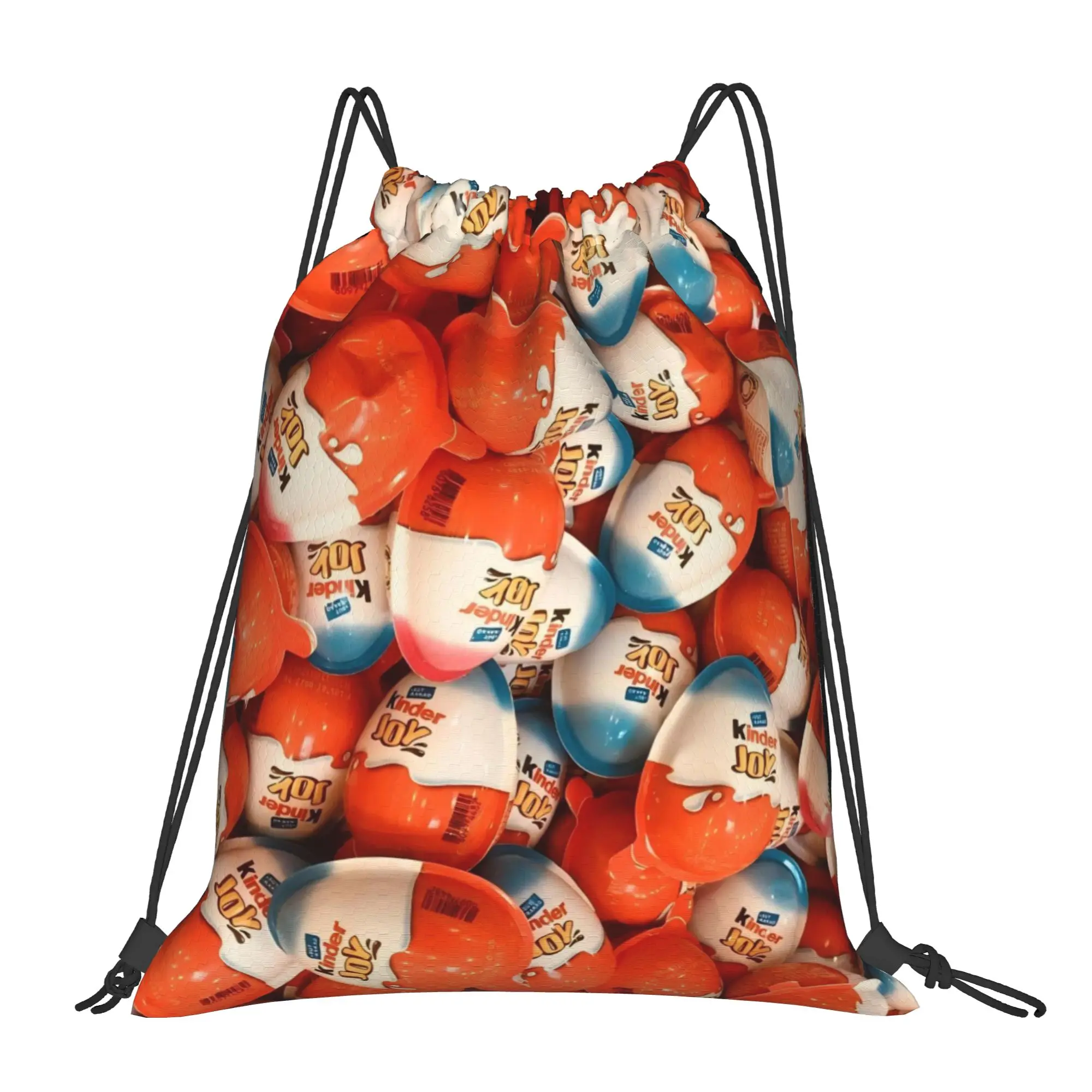 Kinder Joy Eggs Kinder Drawstring Bags Travel Unisex Storage Organize Bundle Pocket Rope Bag