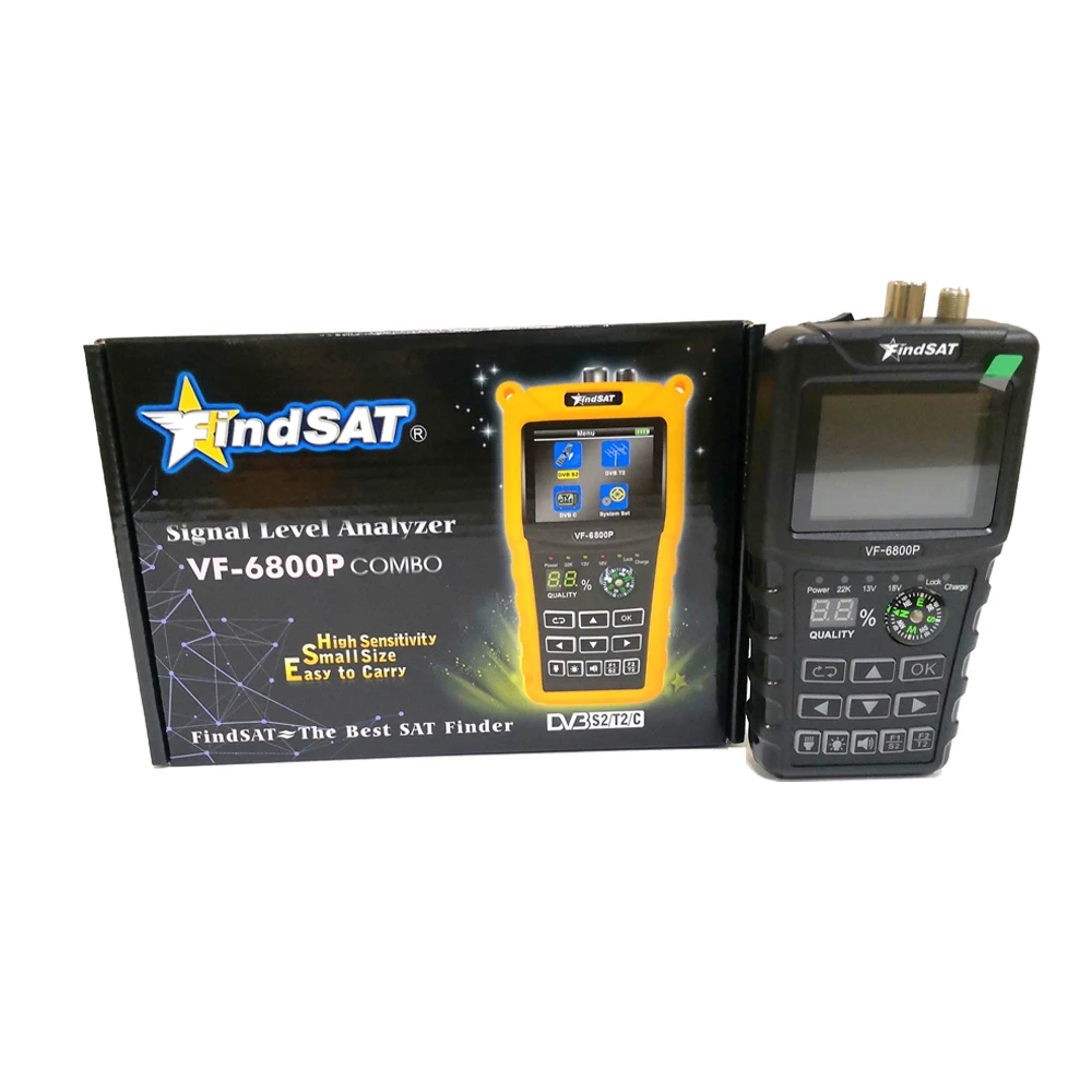 Findsat VF-6800P DVB-S2 C T2 콤보 위성 계량기 파인더 v8 파인더, 더 나은 SATLINK WS-6906 6916 ST-5150 ws-6933