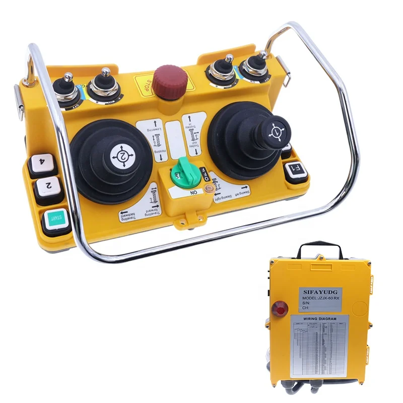 

F24-60 Factory Direct Sale IP65 Waterproof and Dustproof Wireless Tower Crane Industrial Remote Controller for Truck Crane