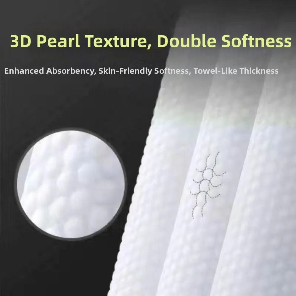 600pcs 새로운 피부 친화적 일회용 메이크업 코튼 와이프 부드러운 진주 질감의 페이셜 퍼프 코튼 패드 리무버 패드 페이스 케어 도구