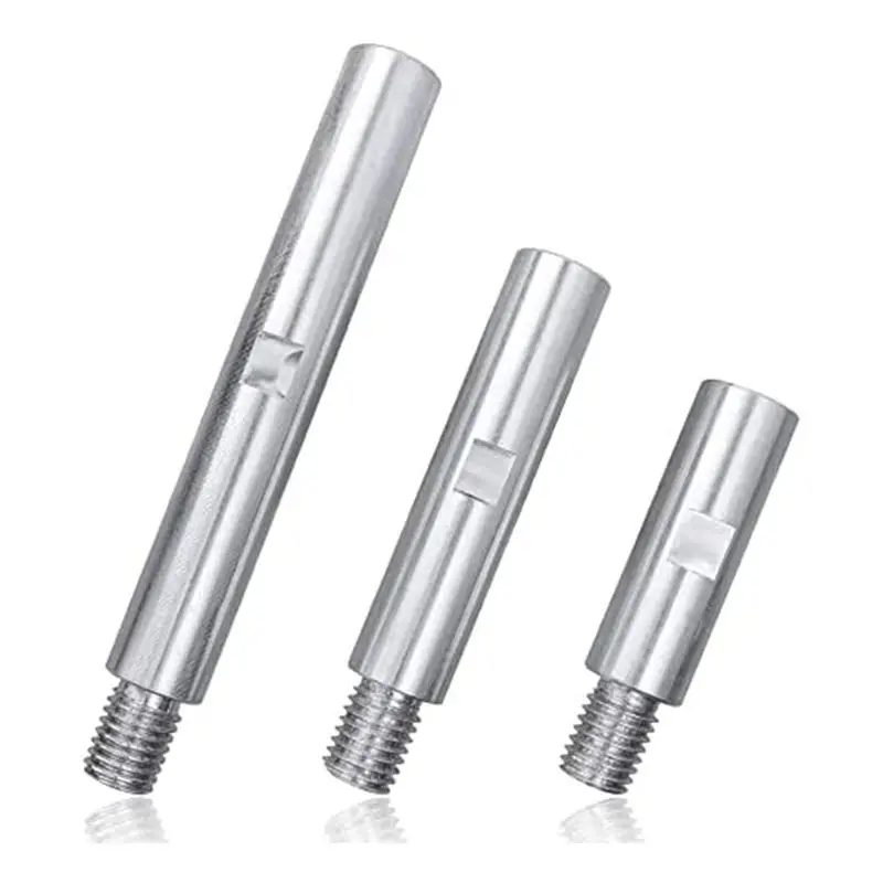 

LLCS-3Piece Angle Grinder Extension Connecting Rods Set Silver Metal For Polisher-3In/4In/5.5In