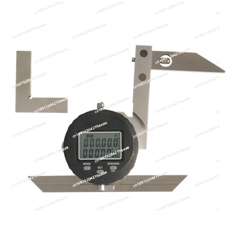 Suitable for Stainless steel high-precision right digital display universal angle ruler 0-360 degree  gauge angle meter