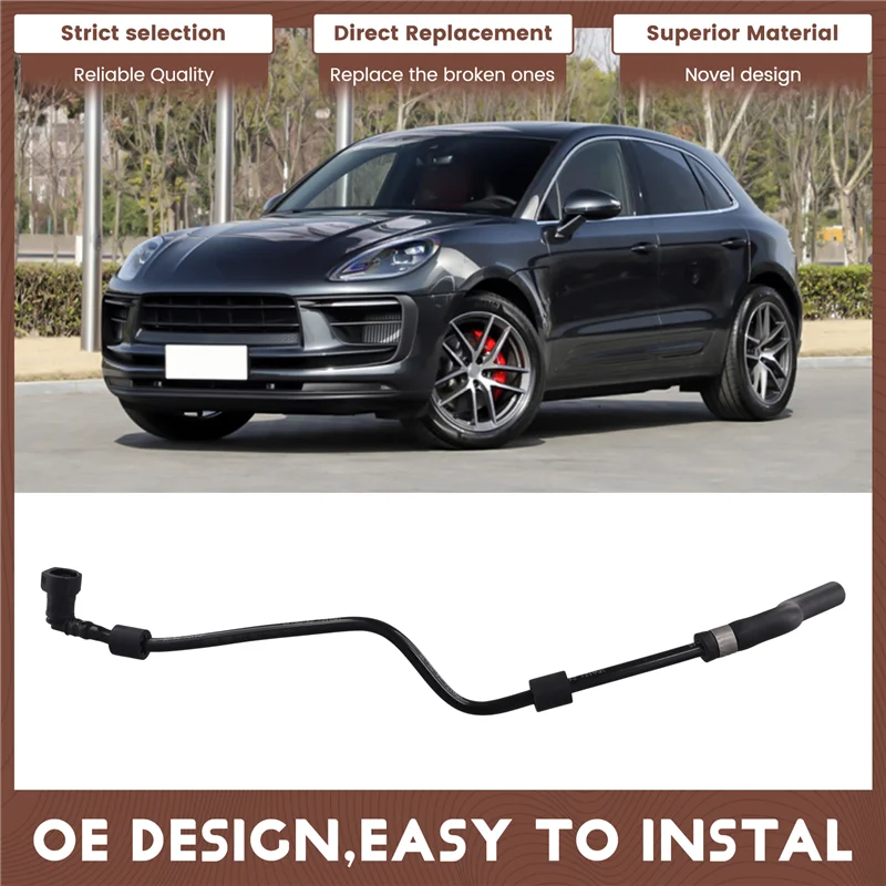 

Для Porsche Macan 3,0/3,6T 2014-2018 шланг резервуара охлаждающей жидкости двигателя, номеры 95B121447 95B121447E