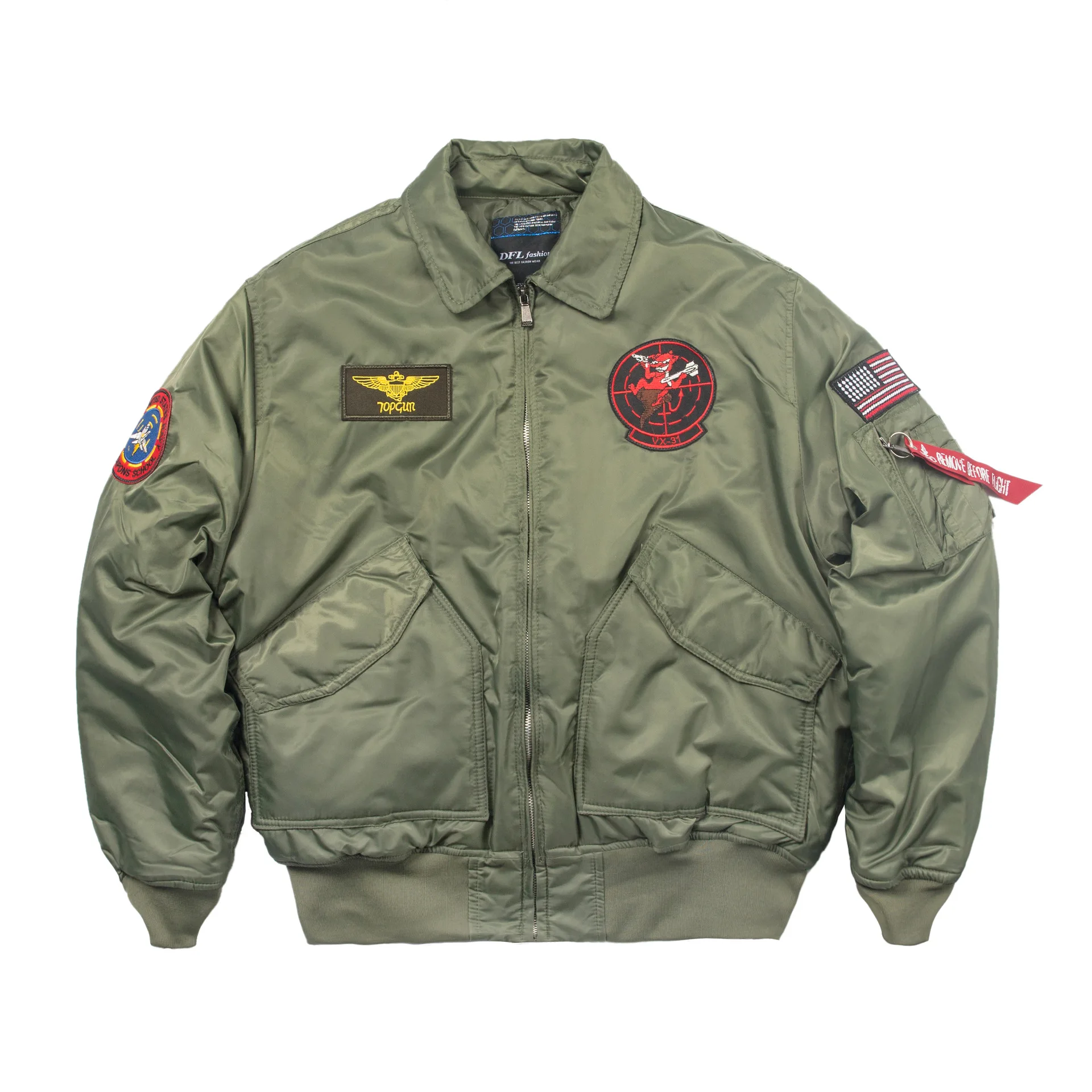 

Tom Cruise's similar coat for autumn and winter, men's flight jacket, loose and warm casual jacket, outdoor workwear, US size