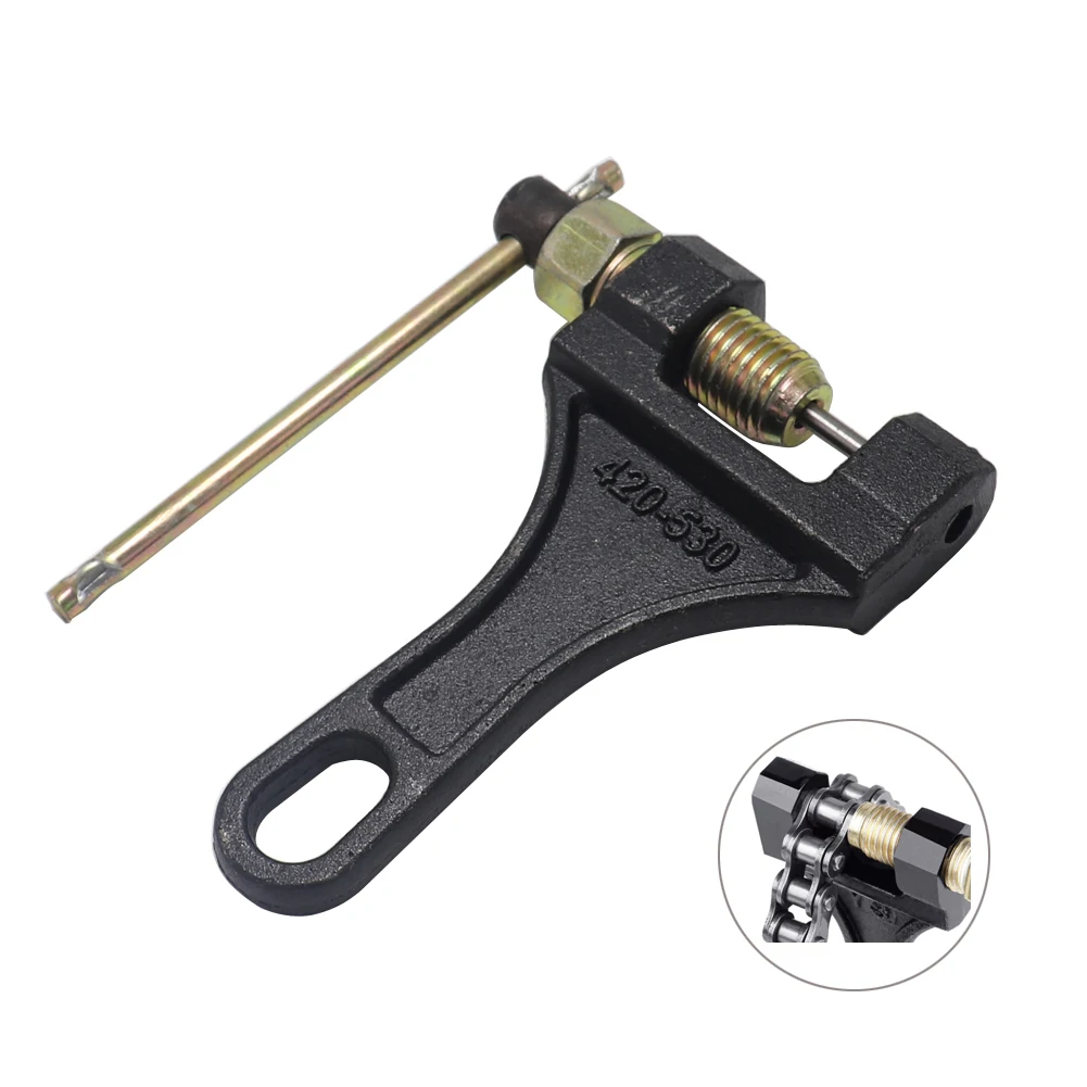 Universal Carbon Steel Spanner Link Splitter Pin Remover 420-530 Chain Breaker Cutter Repair Tools For Motorcycle Bike ATV